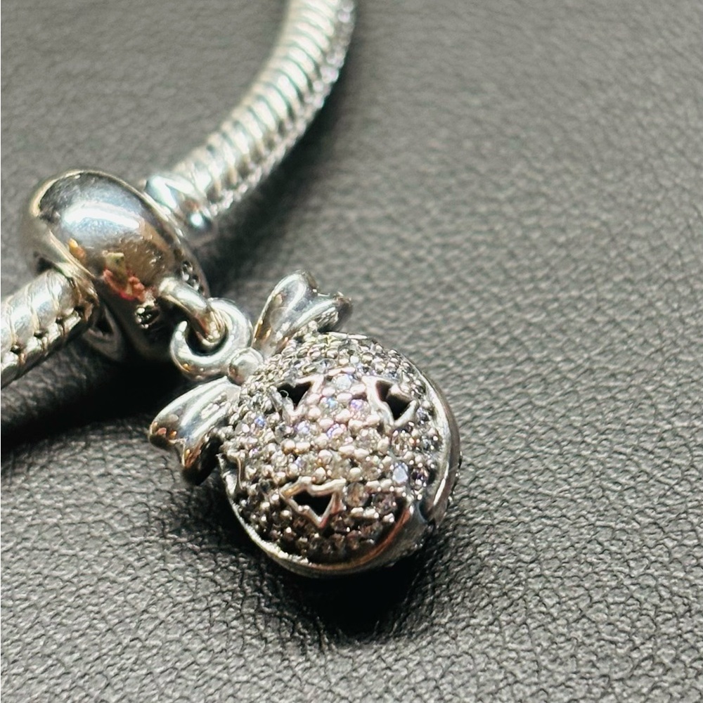 PANDORA Silver Charm. Christmas ornament 2014. NWOT.